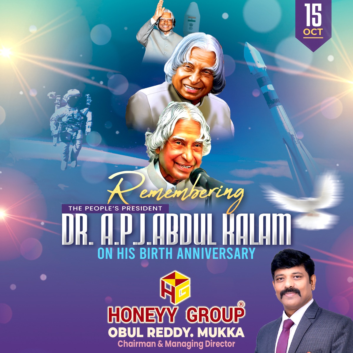 The life of Dr. A.P.J. Abdul Kalam... - Mukka Obul Reddy | Facebook