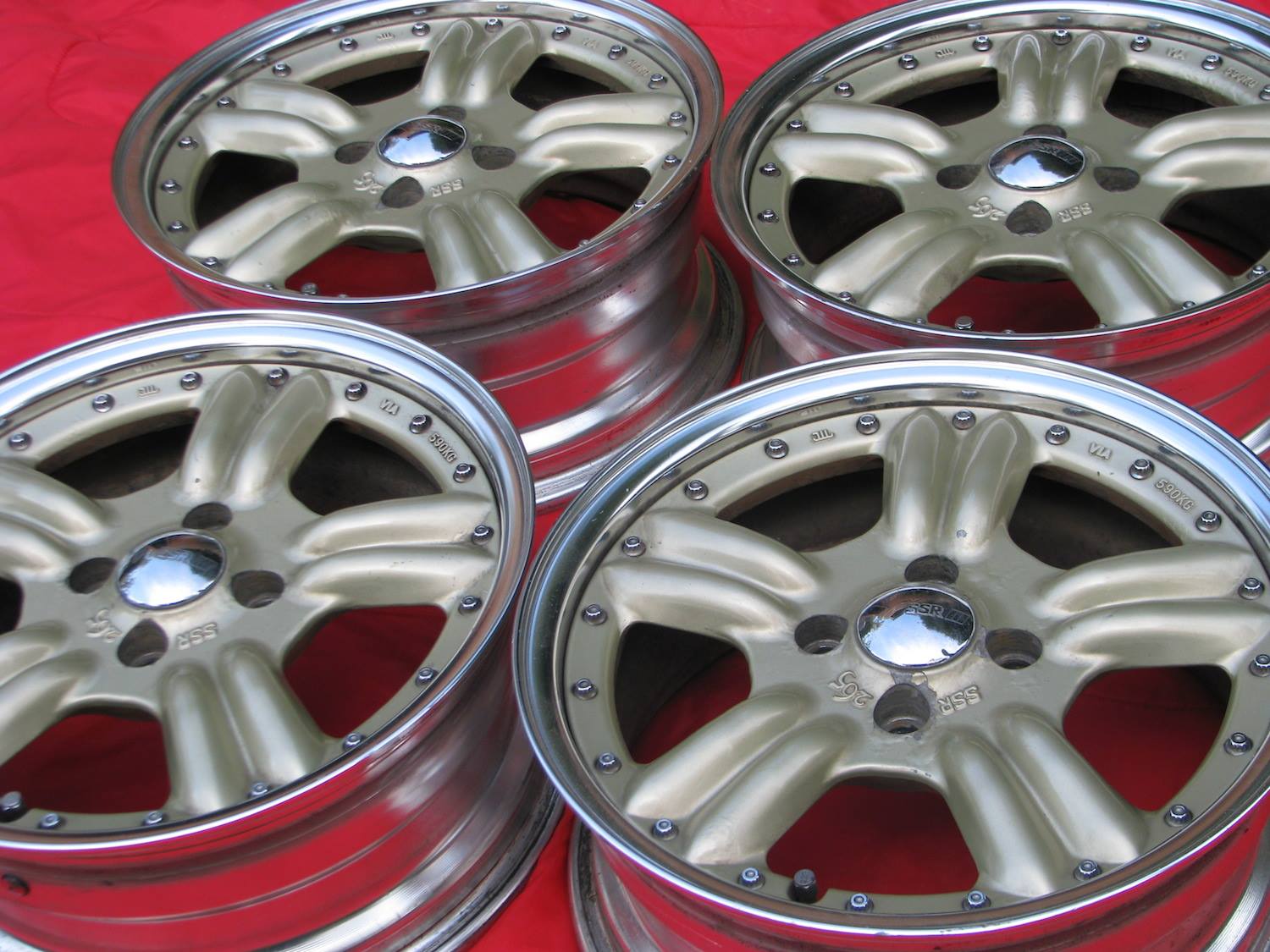 In stock: A set of Speed Star Racing '265' wheels, in sizing of