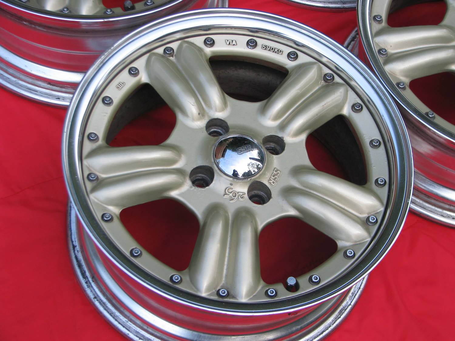 In stock: A set of Speed Star Racing '265' wheels, in sizing of