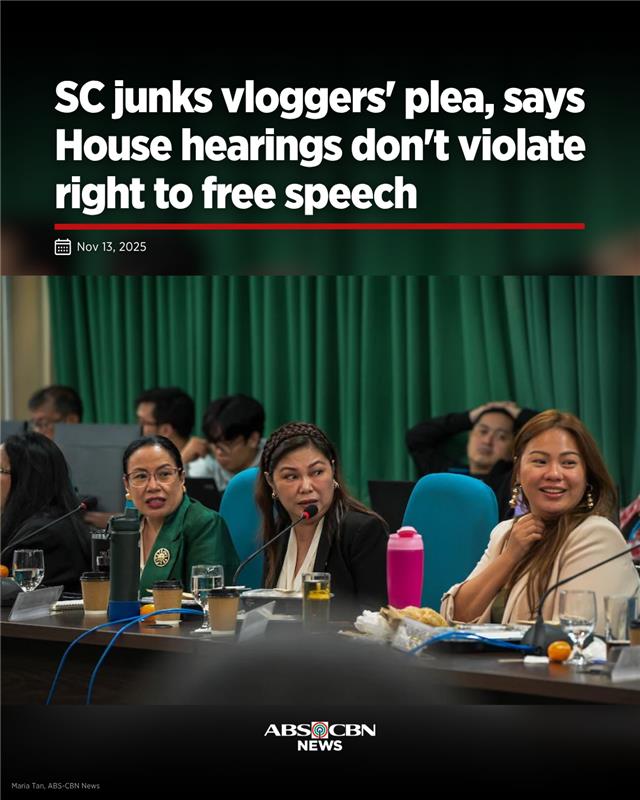 ABS-CBN News - Ibinasura ng Korte Suprema ang petition for... | Facebook