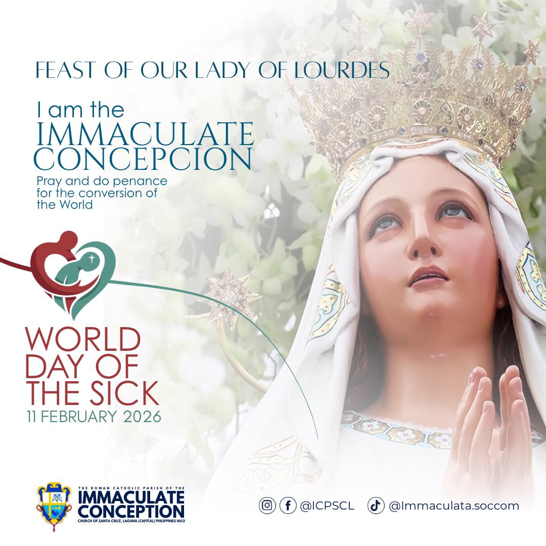 Immaculate - 11 FEBRUARY 2026|| Paggunita sa Birhen ng Lourdes at ...