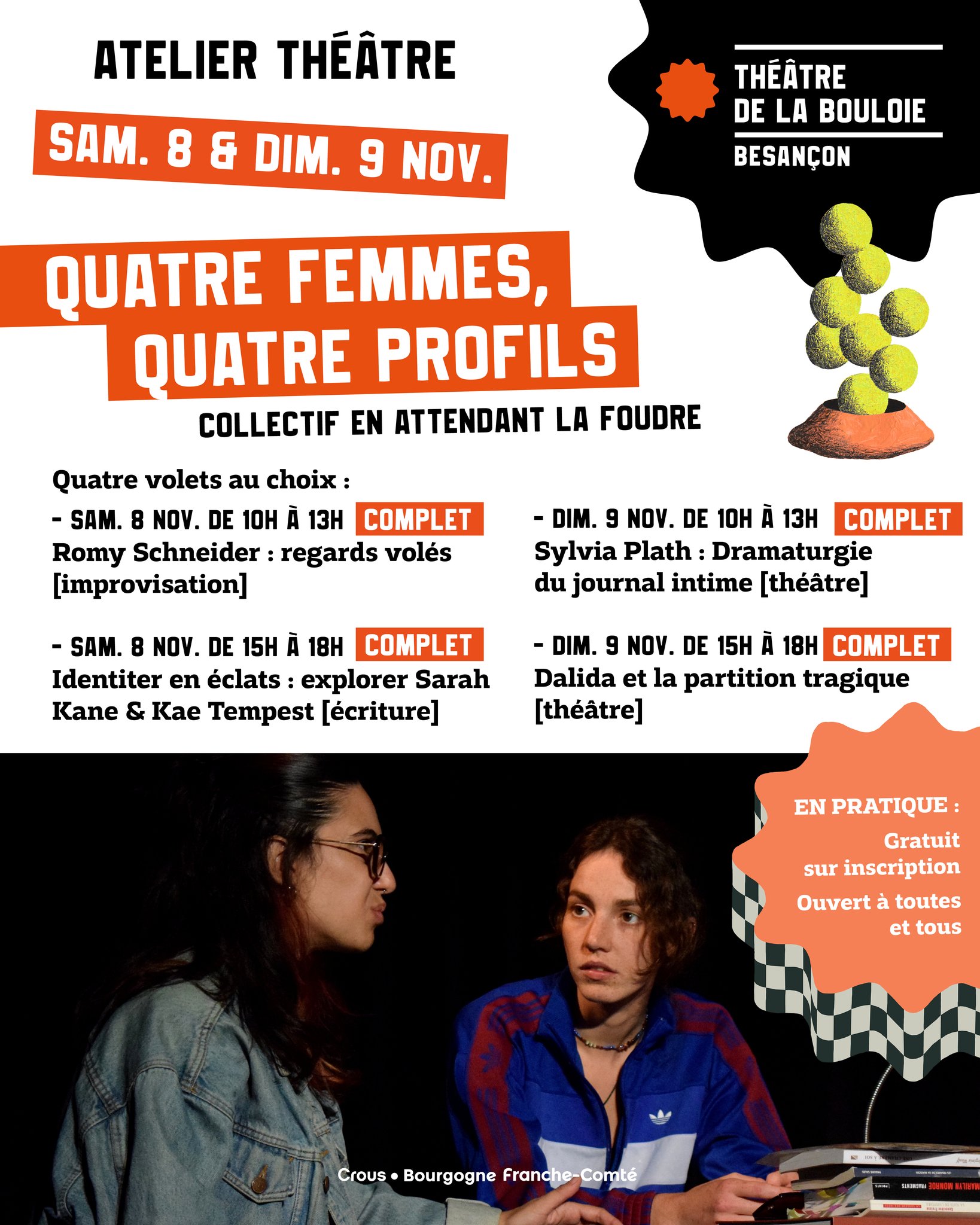 Théâtre de la Bouloie... - Théâtre de la Bouloie / Crous BFC