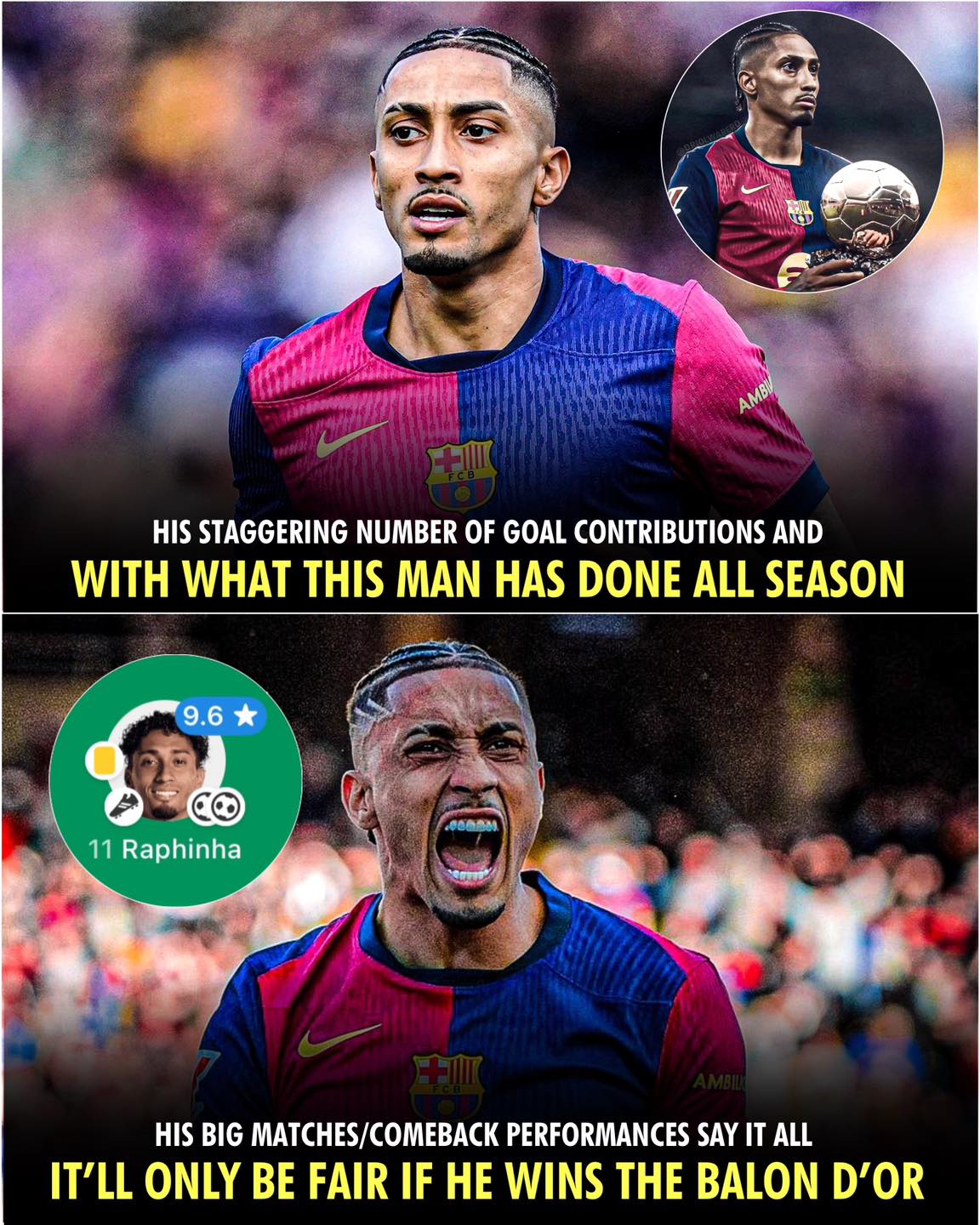 FCB - This season, we’ve changed stance and contenders for the Balon D ...