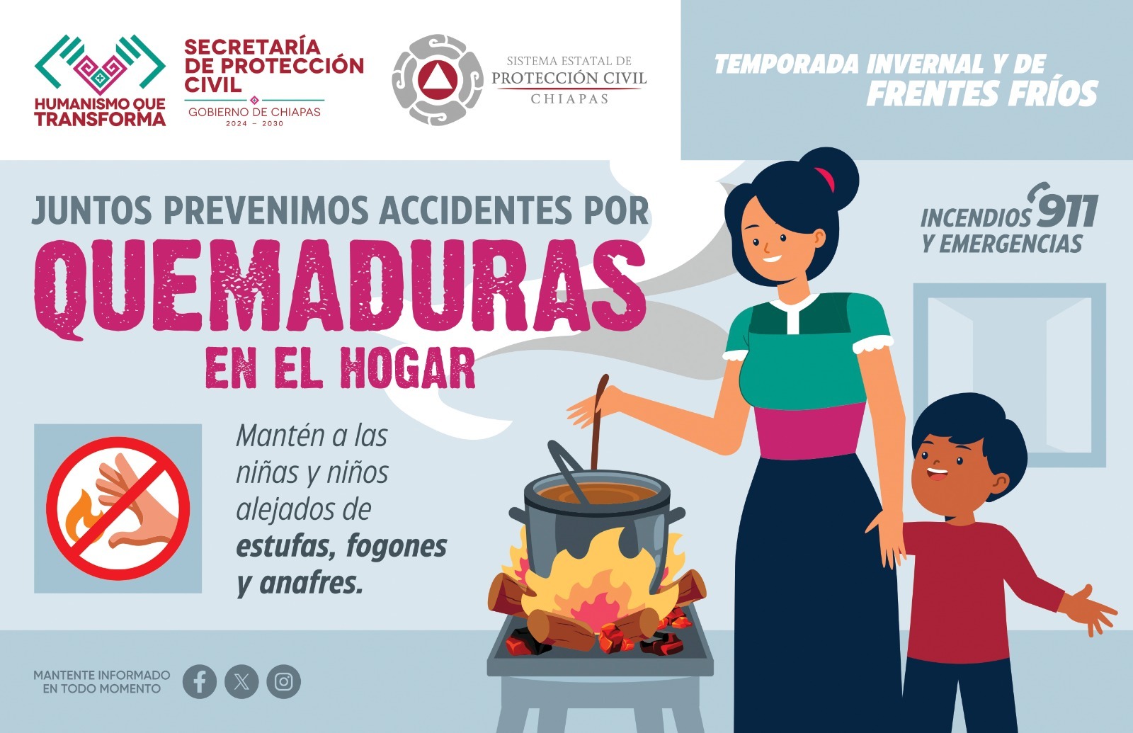 NAU - Prevención de quemaduras en el hogar: ¡La seguridad comienza en