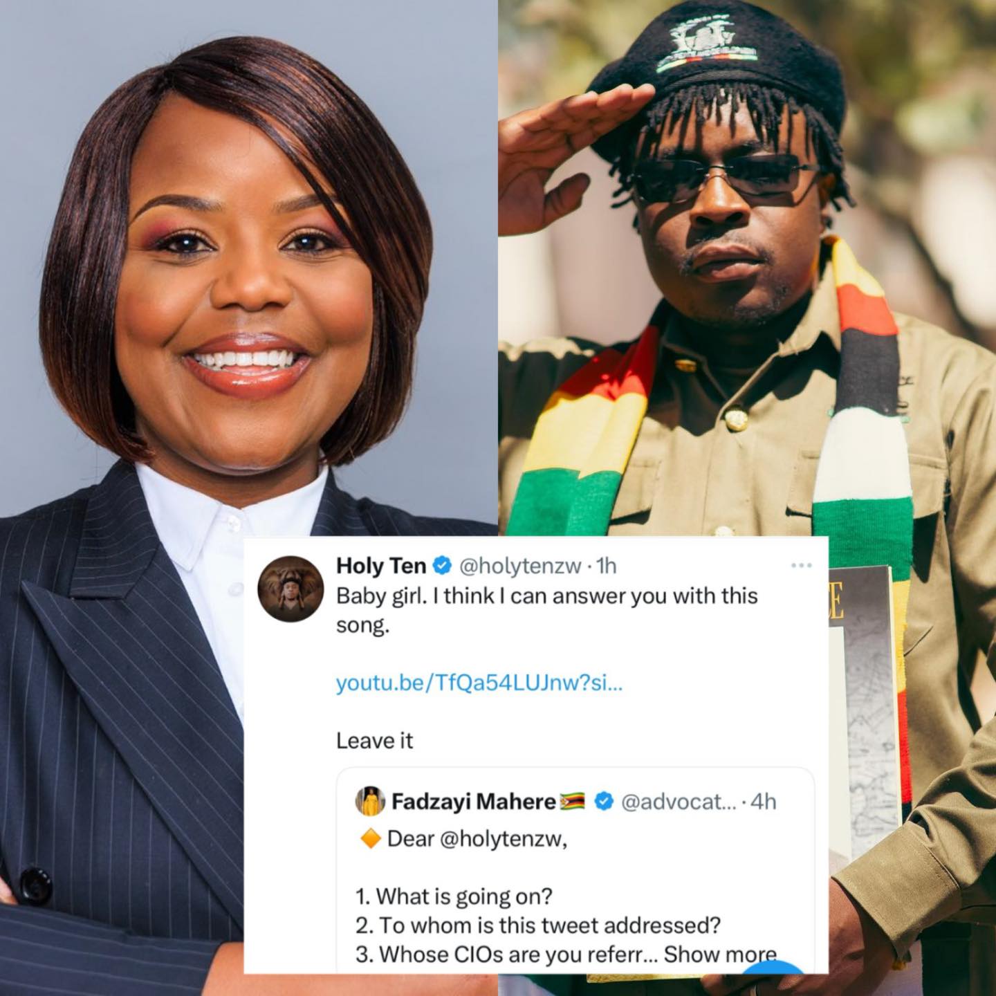 Holy Ten tells Adv Mahere to listen... - ZimCelebs Official | Facebook