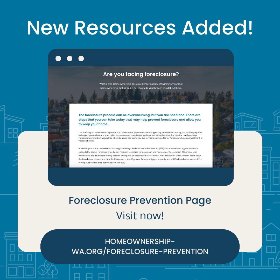 Washington Homeownership Resource Center (WHRC)