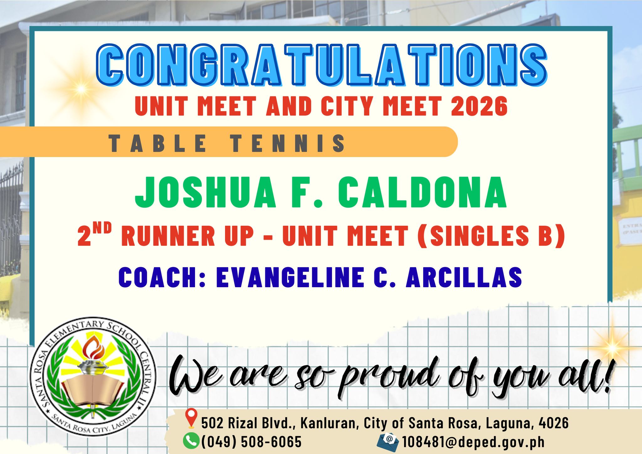 DepEd... - DepEd Tayo Santa Rosa ES Central II - Calabarzon
