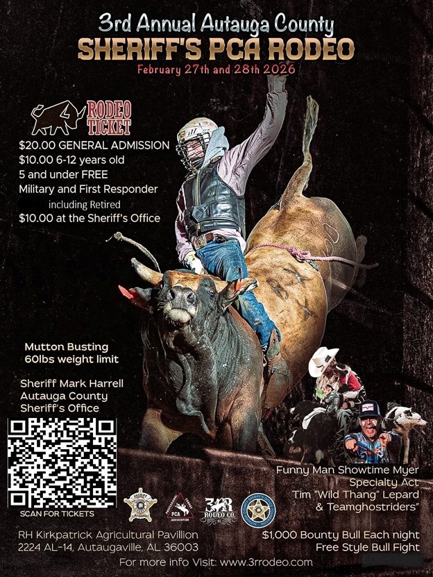 Autauga - This year you can purchase advance tickets for the rodeo ...