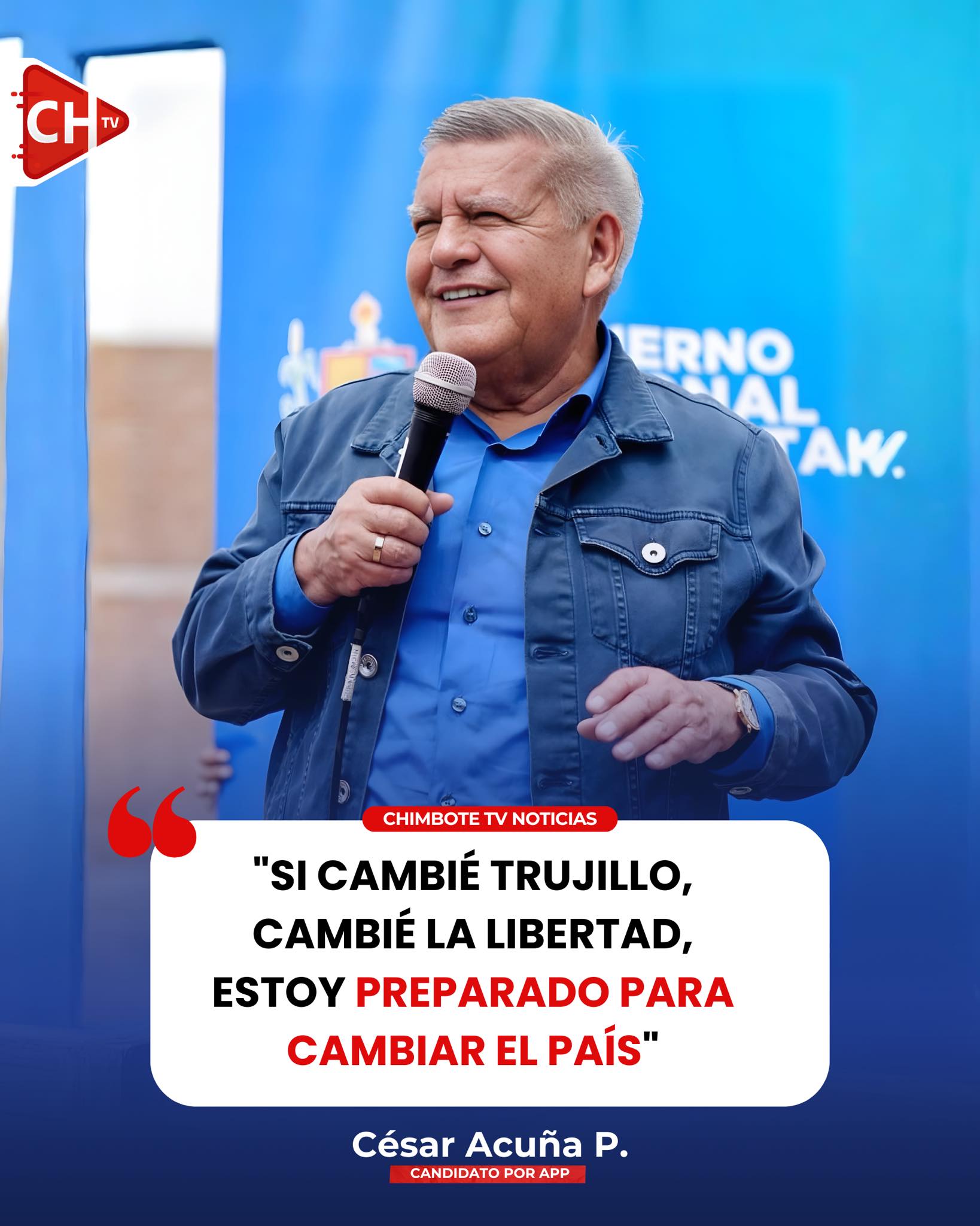 Chimbote - #QuéOpinas “Si cambié #Trujillo y La Libertad, estoy listo ...