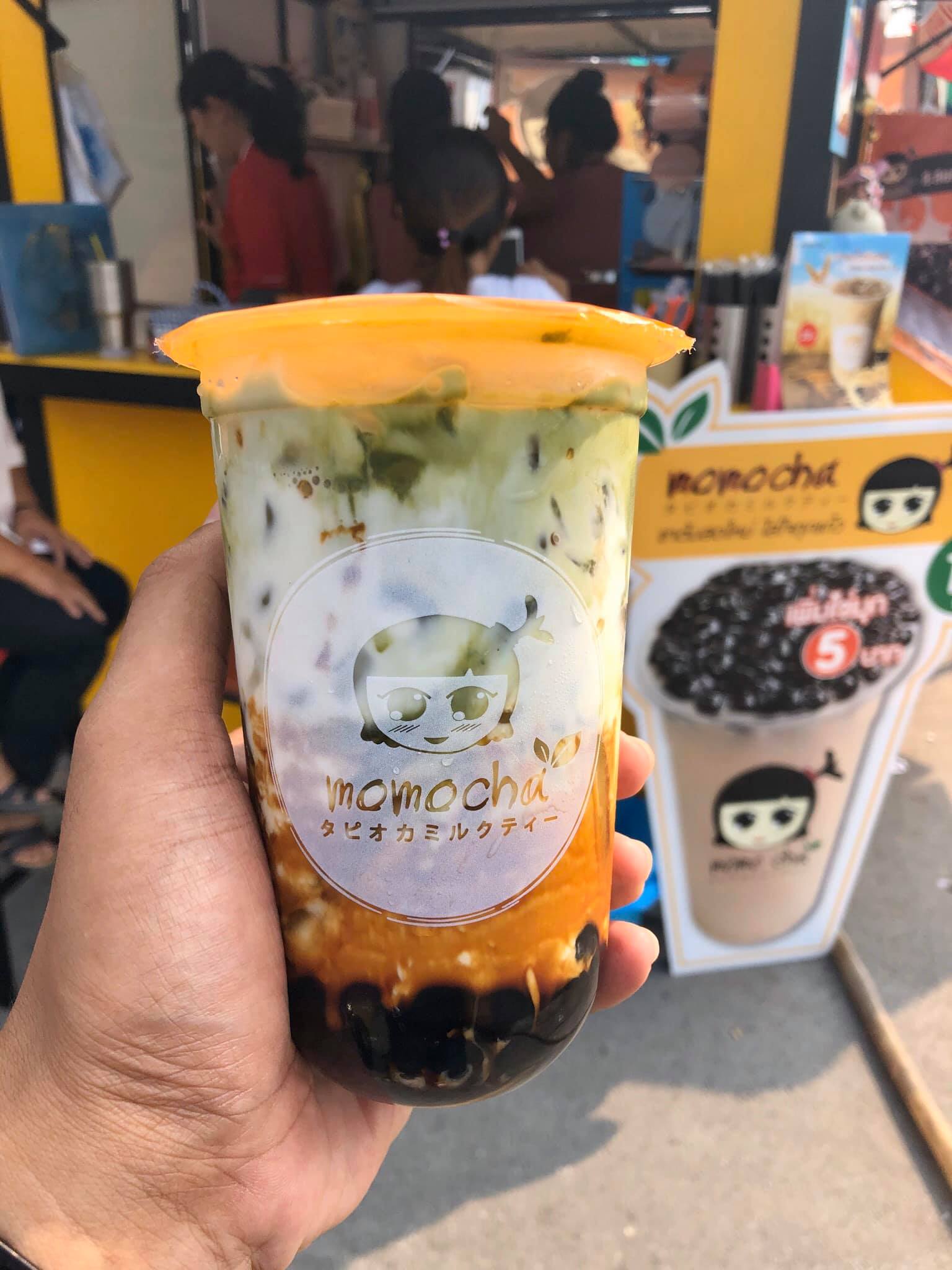 💚มัทฉะบราวช... - Momocha ชานมไข่มุกไต้หวัน สาขาเมืองสุพรรณบุรี