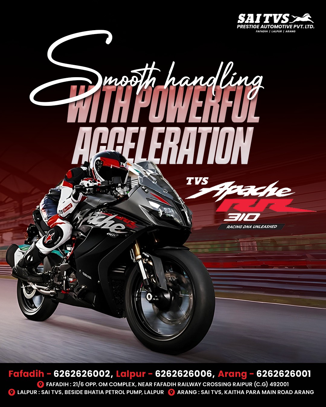 SAI - Smooth handling with Powerful Acceleration Built to dominate ...