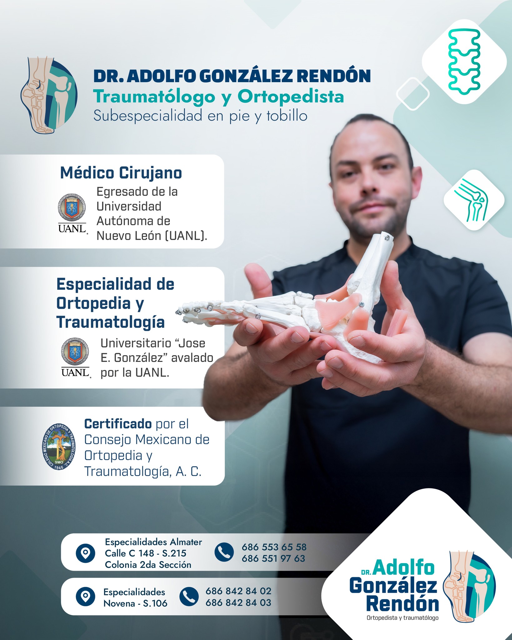 Dr. Adolfo González Rendón-Ortopedista | Mexicali