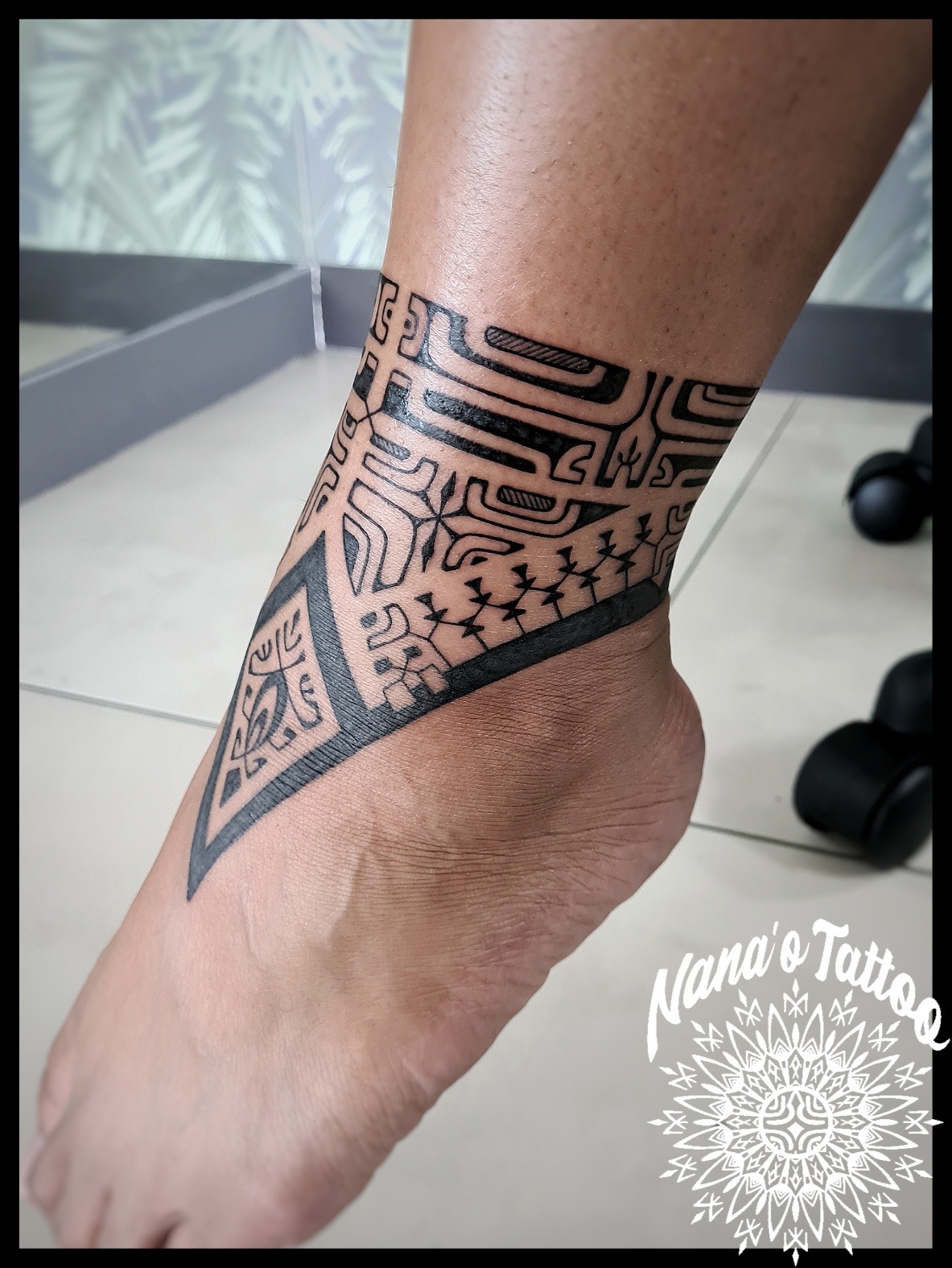Tatouage Cheville Bracelet