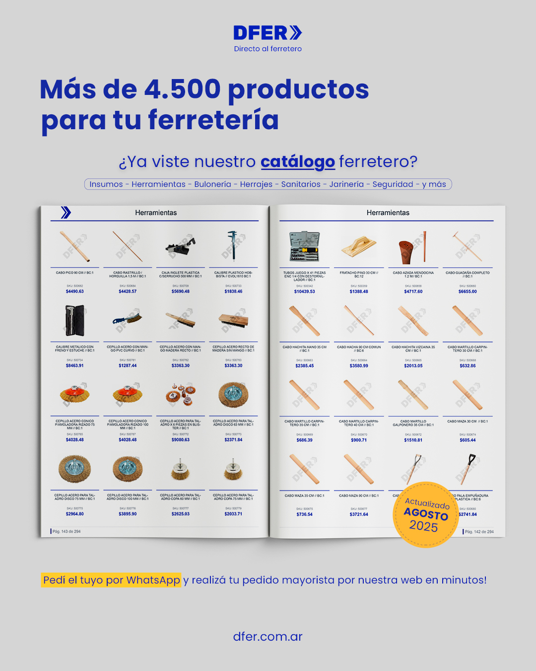 📦 Más de 4.500 productos para... - DFer Directo al Ferretero | Facebook