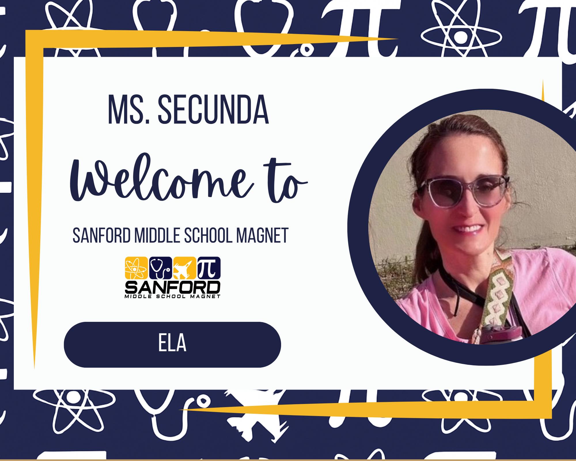 Sanford - Help us give a warm Warrior welcome to Ms. Secunda, our new ...