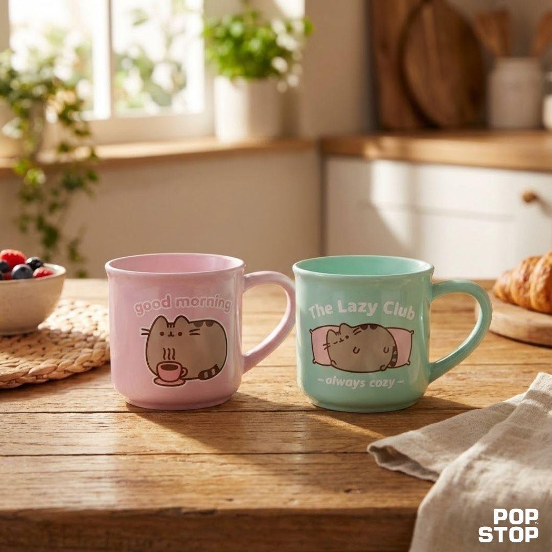 Pusheen mornings just got better 💕 These Pusheen mugs are currently HALF PRICE as part of our Summer Sale! Perfect for coffee, tea, or just looking cute on your desk. Limited stocks