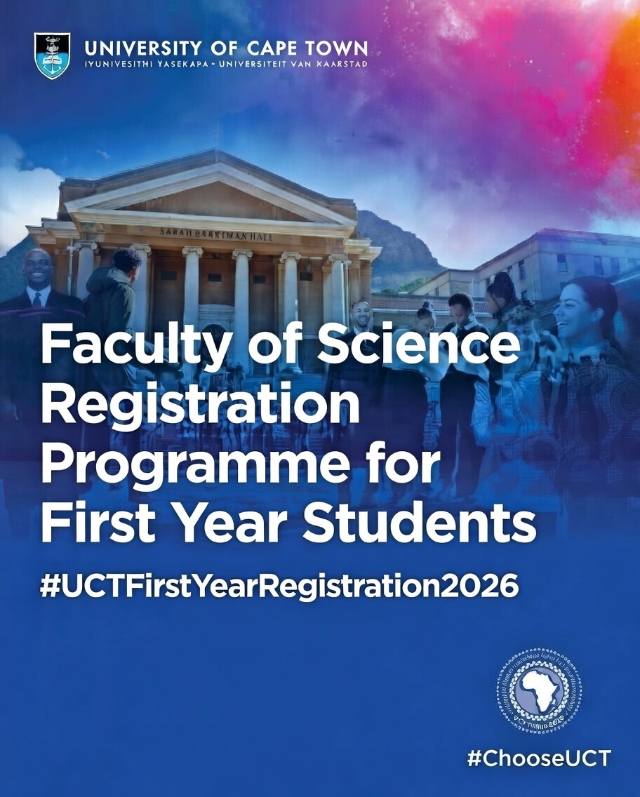 University - Your UCT science journey is about to begin! Registration ...