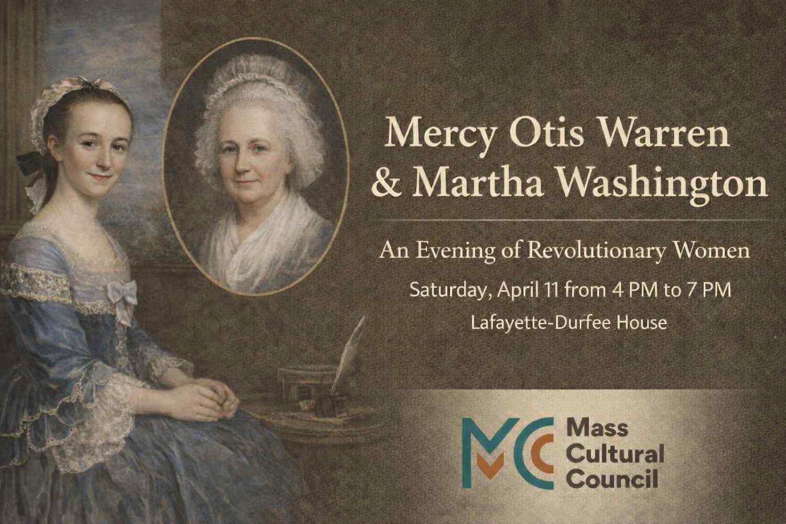 ☕ An Intimate Evening with Martha & George Washington