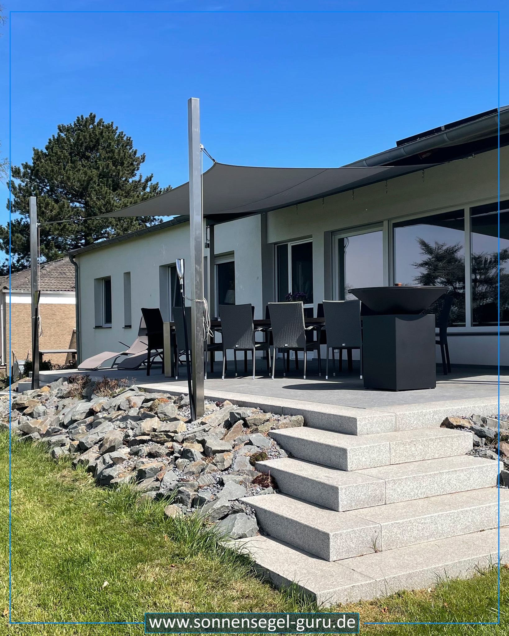 sonnensegel diy balkon hanSe rechteckig, Segeltuch Rechteck, 3x4 m in Sand, aus HDPE Gewebe, wetterbeständig mit UV Schutz und Sonnenschutz für Garten, und Terrasse Sport & Freizeit Size:Regular: 6' - Left Zip Schlafsack 68/74 cm | Classic Sleeping Bag