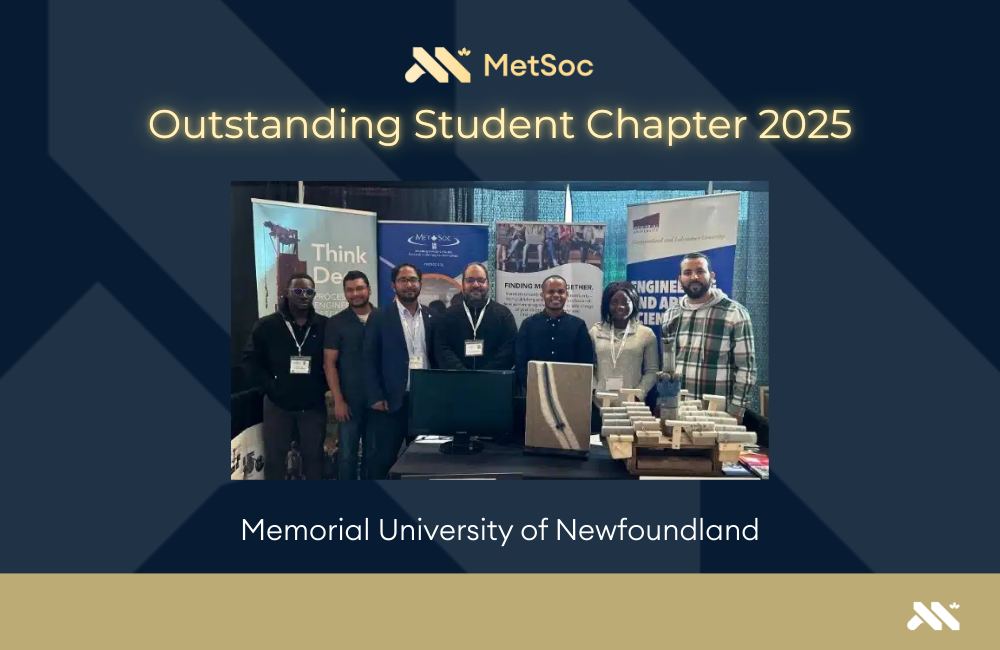 Metallurgy - 🎉 Congratulations to CIM-MetSoC MUN Student Chapter! We're ...