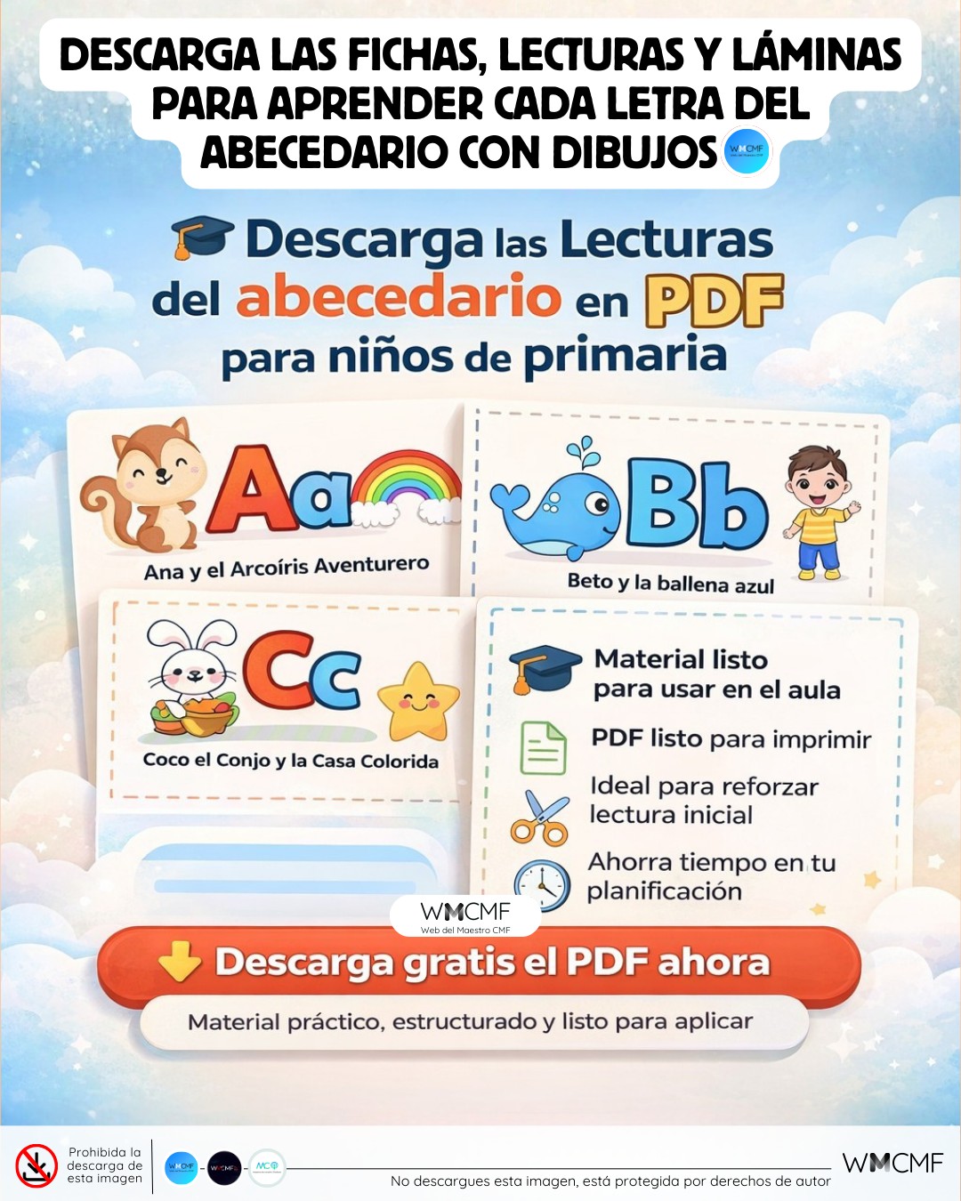 Web - Maestro, descarga las “Lecturas del Abecedario para Niños de ...