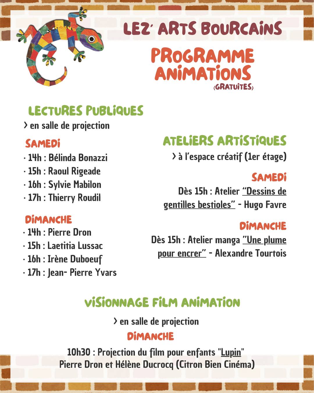 Ville - 🎨 LeZ’Arts Bourcains : des animations pour petits et grands ...