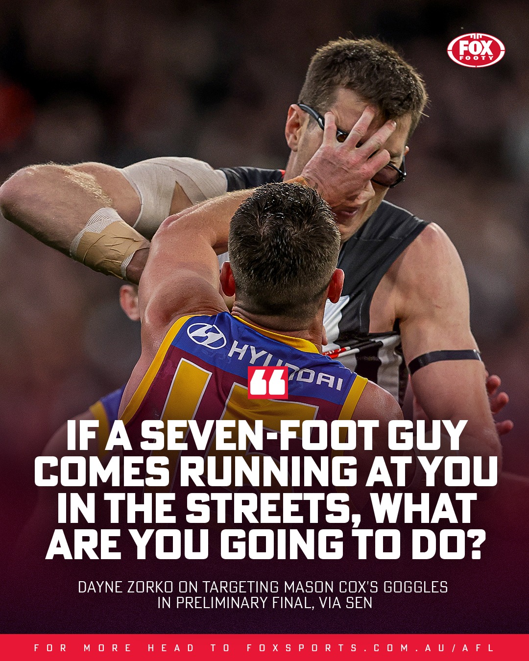 FOX Footy - “I don’t really care, I get to play in a grand... | Facebook