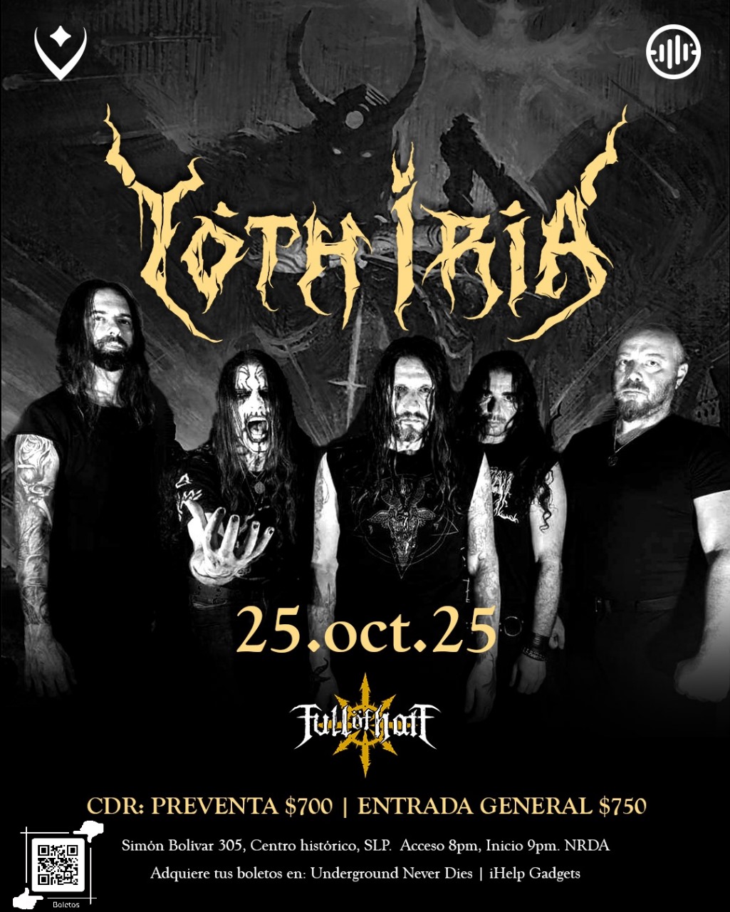 Qué - La oscuridad helénica llega a México 🔥⚫ Formada por el legendario ...
