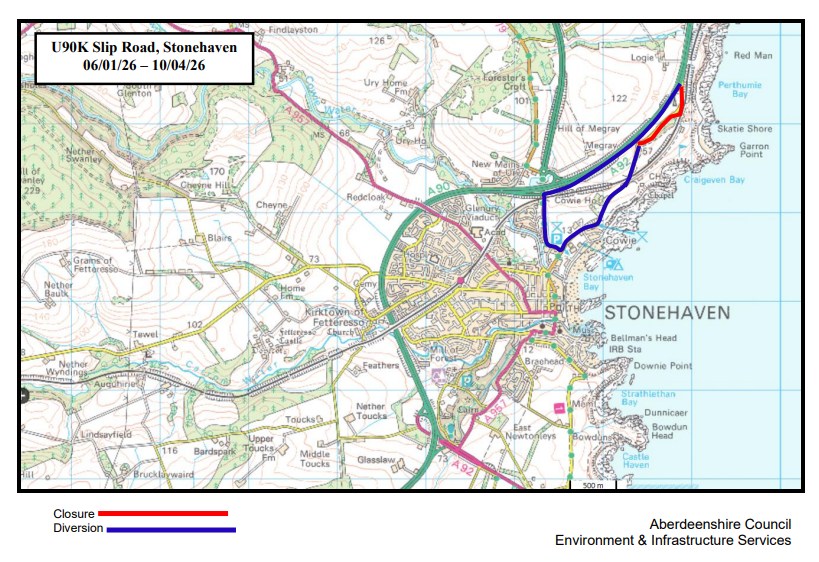 Cllr - DEN OF LOGIE This is advance notice of a 94 day closure on the ...