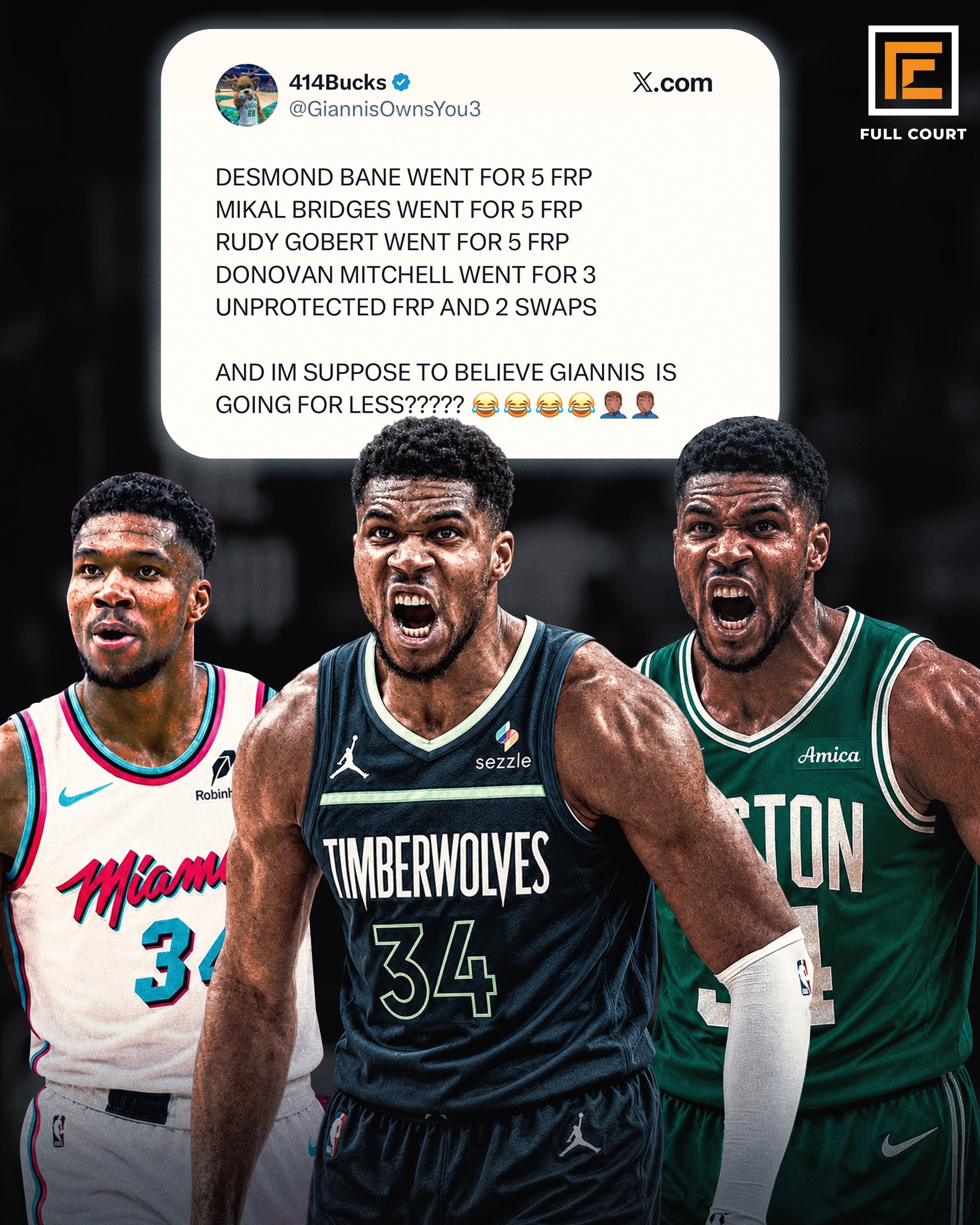 With all the Giannis Antetokounmpo trade rumors heating up, some 