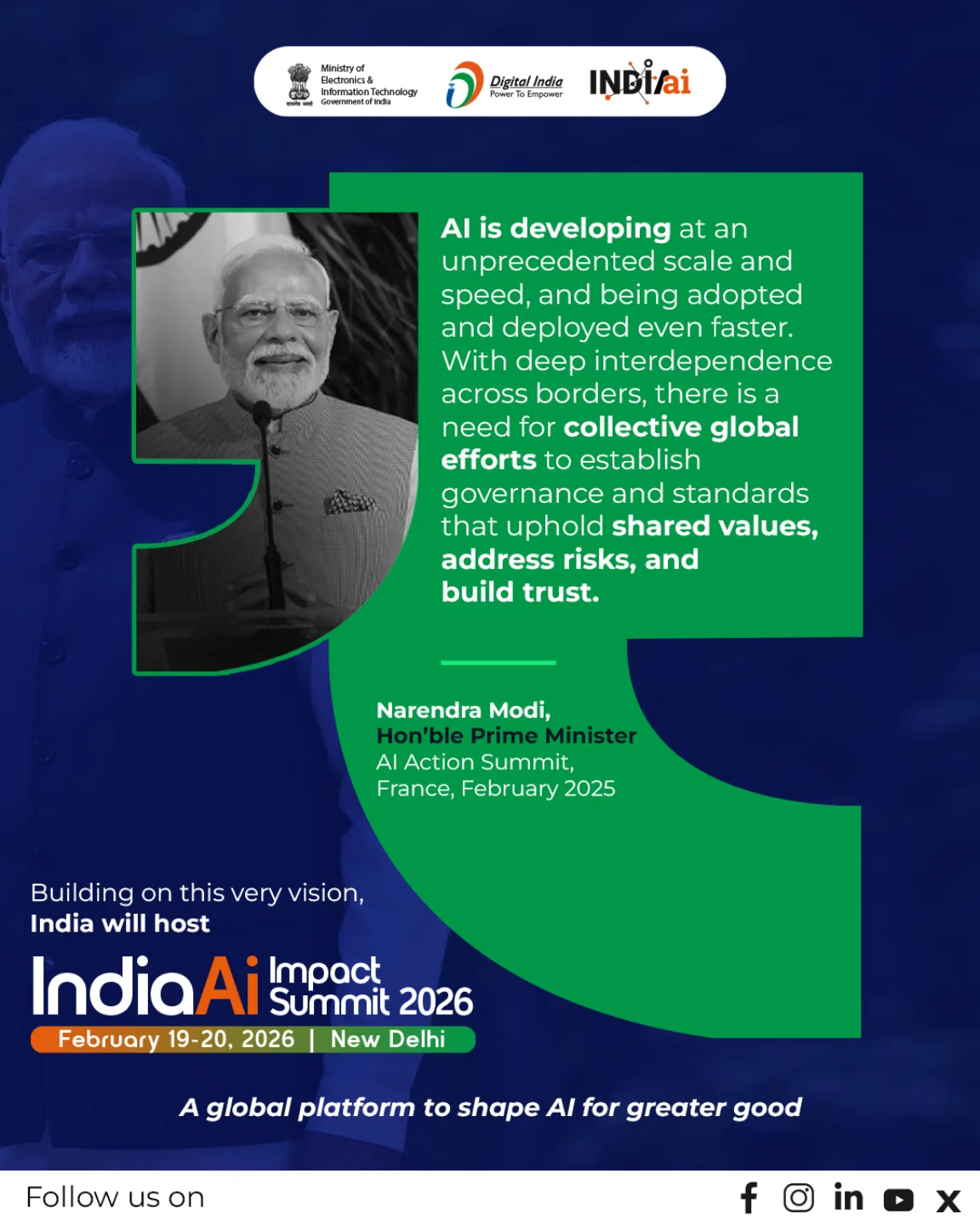India - India will host the #AIImpactSummit2026 on February 19-20, 2026 ...