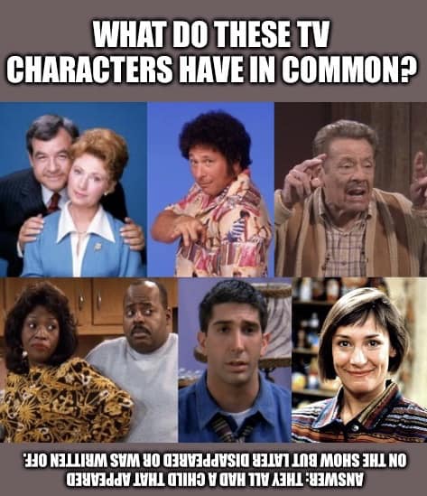 Classic Television Shows | These TV characters all had a child that ...