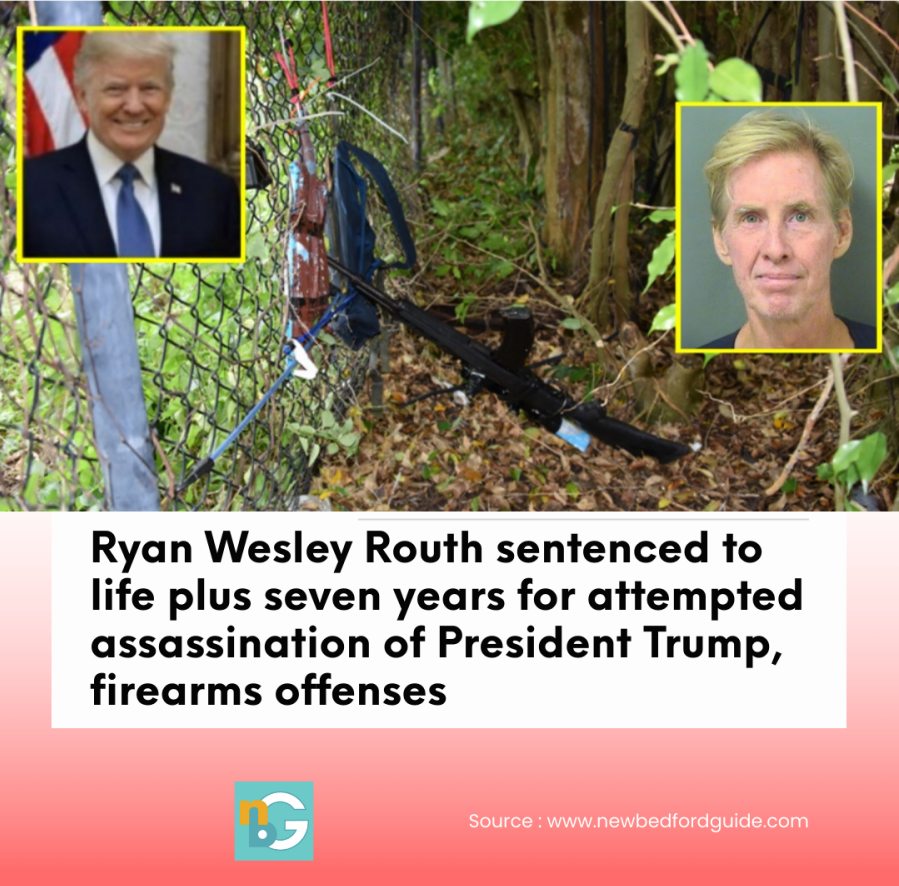 New - Ryan Wesley Routh, 59, was sentenced to life in prison plus seven ...