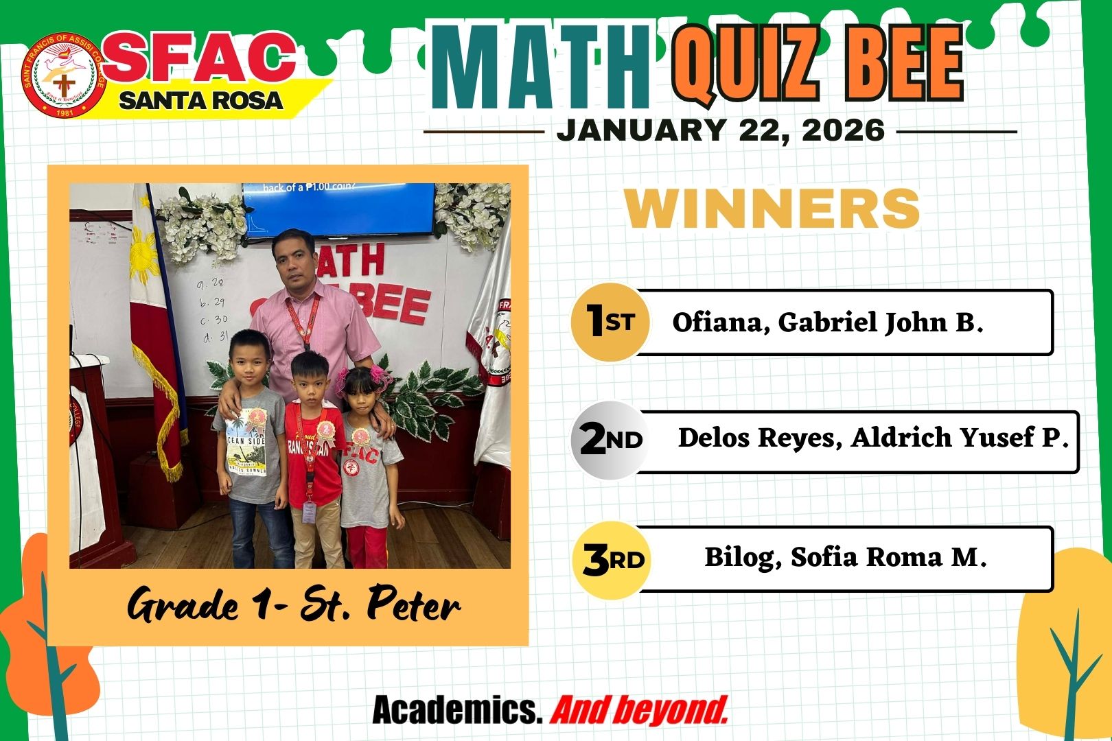 Saint... - Saint Francis of Assisi College - Sta. Rosa Campus