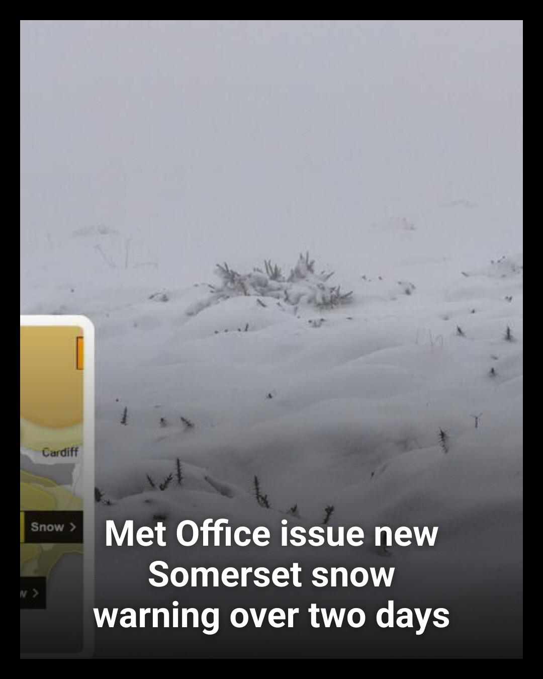 County - Snow is on its way to some areas in Somerset, according to the ...