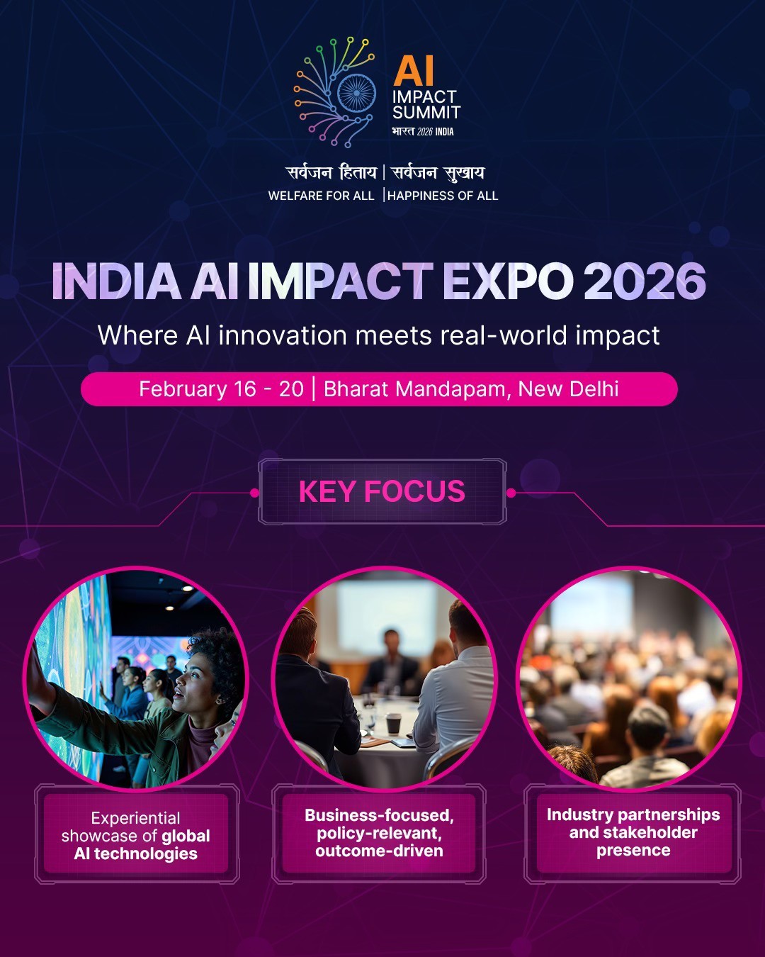 INDIAai - The India AI Impact Expo 2026 is a flagship event of the ...