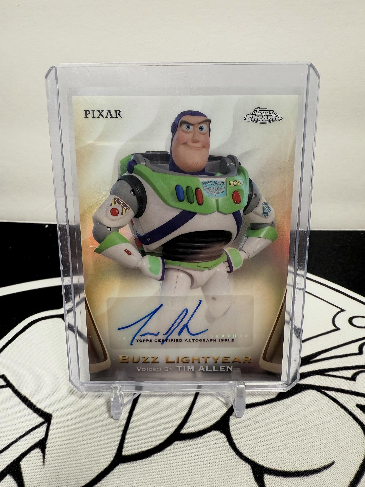 バズライトイヤー ミニバズ 直筆サインカード topps トイストーリー5
