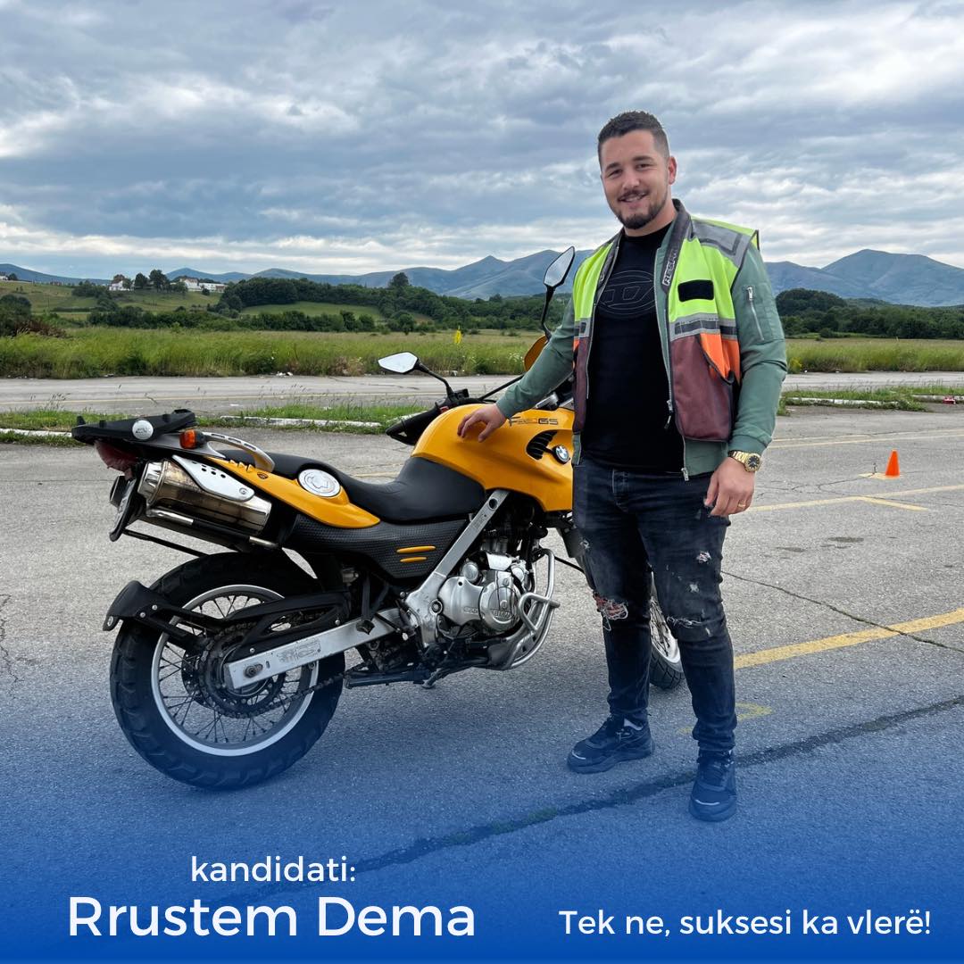 Autoshkolla - Kandidati Rrustem Dema arriti të përfundojë me sukses ...