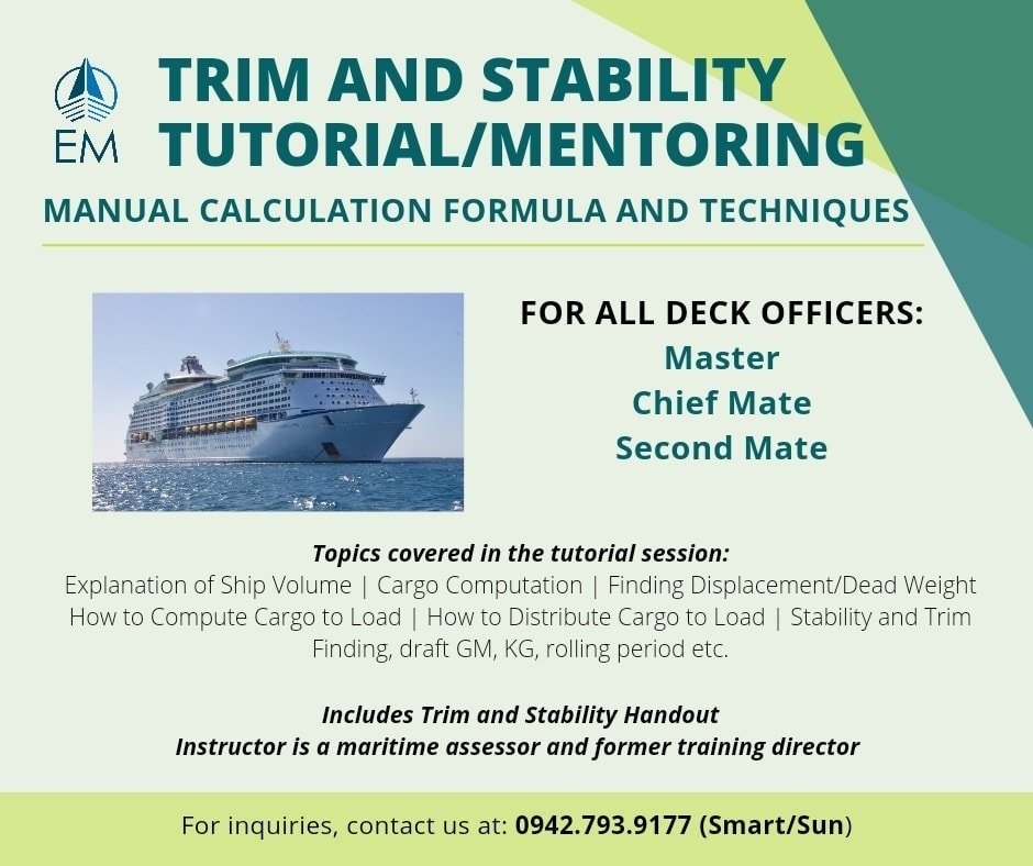 EM Trim and Stability Tutorial Services