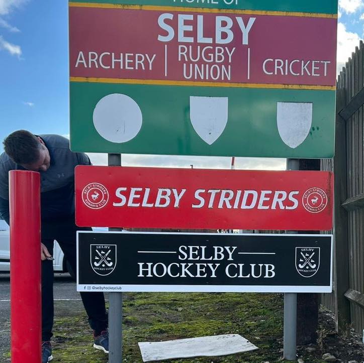 Selby - Next time you’re at the club take a look at the sign we’re ...