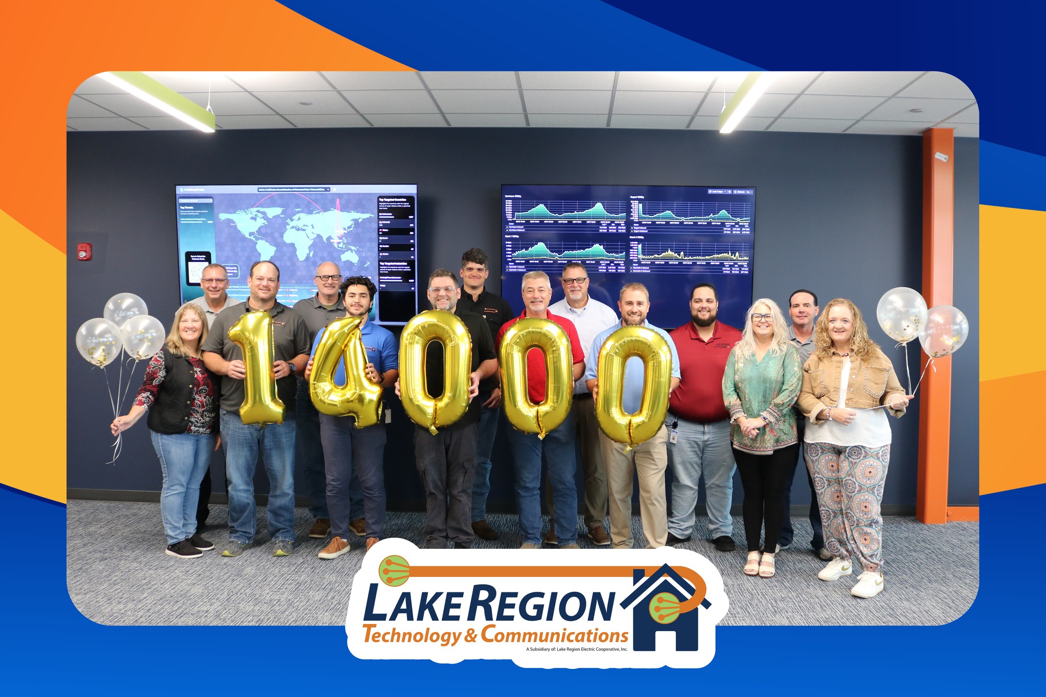 🎉 14,000 Fiber... - Lake Region Technology & Communications | Facebook