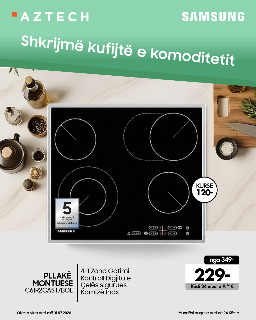 aina⭐︎ AZTECH - Gatim i zgjuar, shije perfekte 🍳✨ Pllaka qeramike