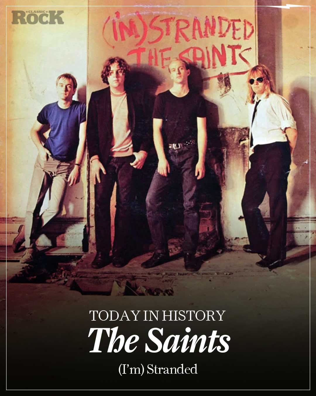 The Saints' debut single 'I'm Stranded' released 48 years ago