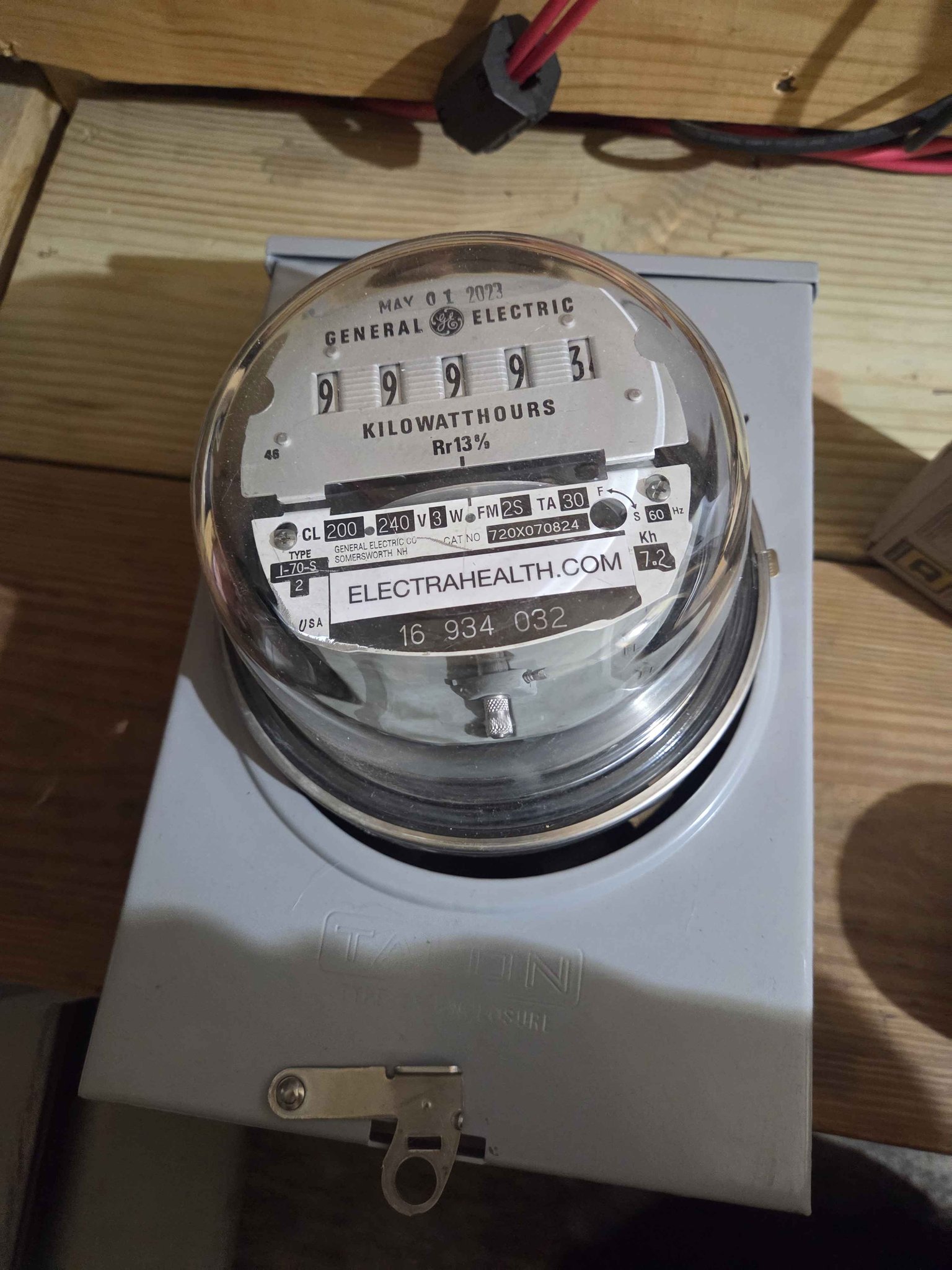 GE Analog Electric Meter w/ Talon Meter Base – Off-Grid / Generator ...
