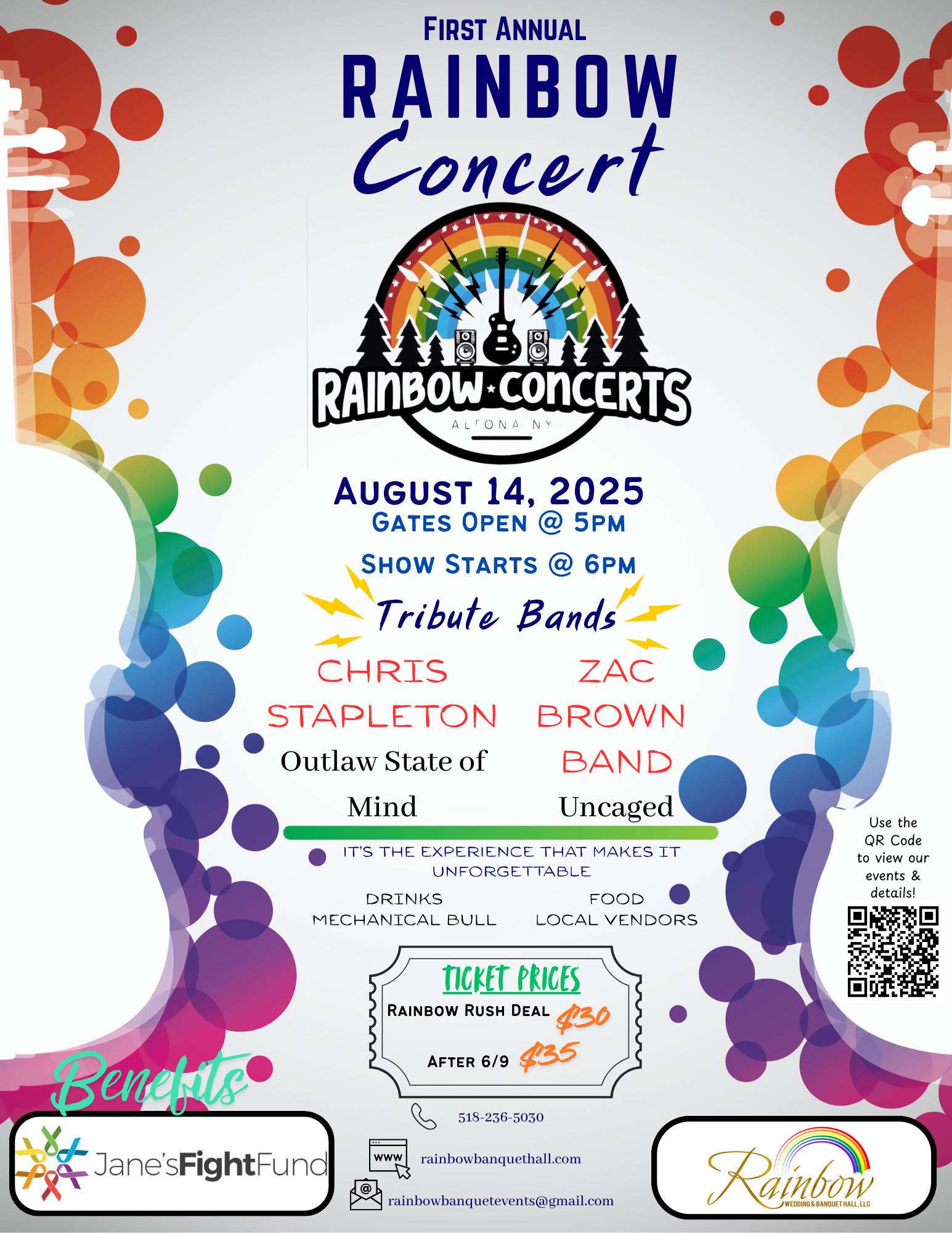 Rainbow - 🌈 🎶 Rainbow Concert 🎶 🌈 ⭐️Save the date! ⭐️ August 14th, we ...
