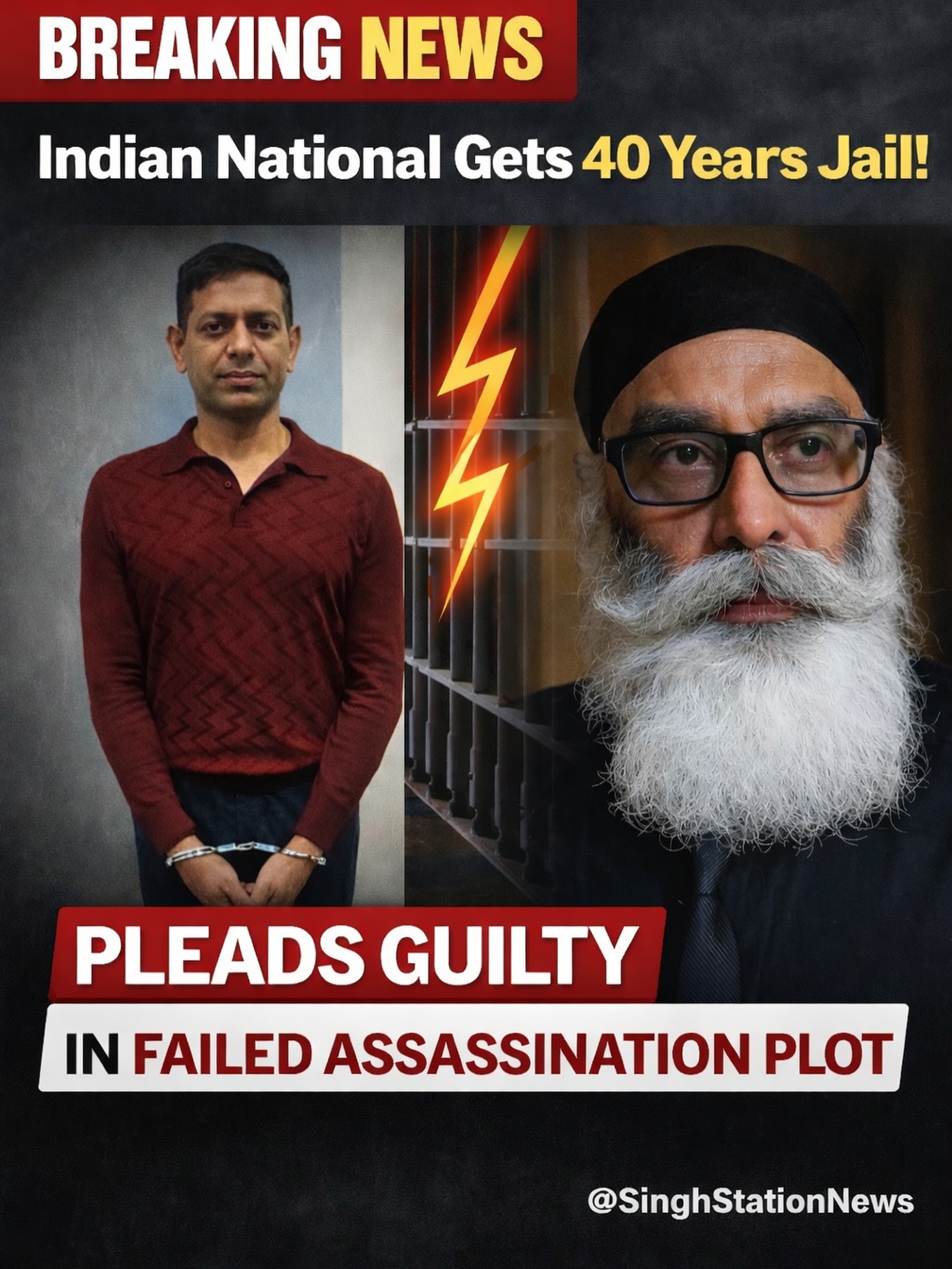 SinghStation - 🚨 BREAKING NEWS Indian national pleads... | Facebook