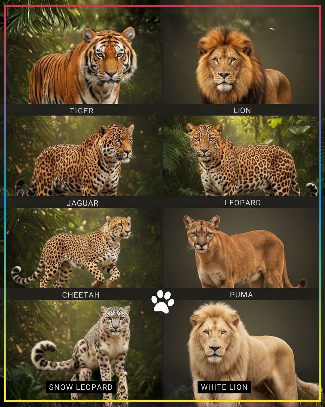Animal - These cats look similar but nature made them worlds apart At a ...