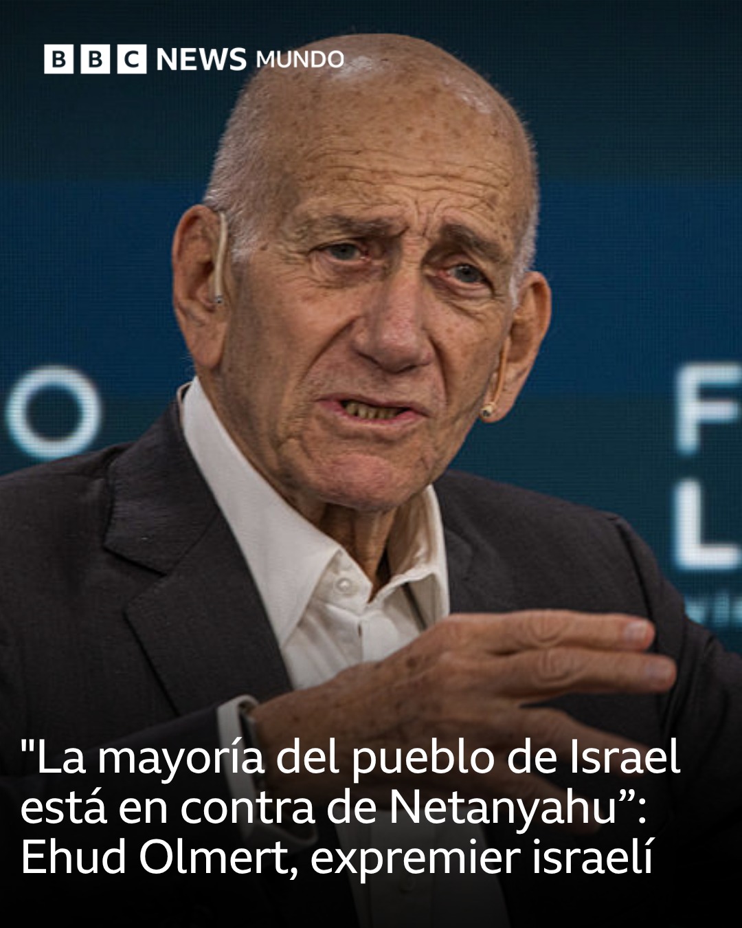 BBC - El ex primer ministro israelí habló con BBC Mundo 👉 https://bbc ...