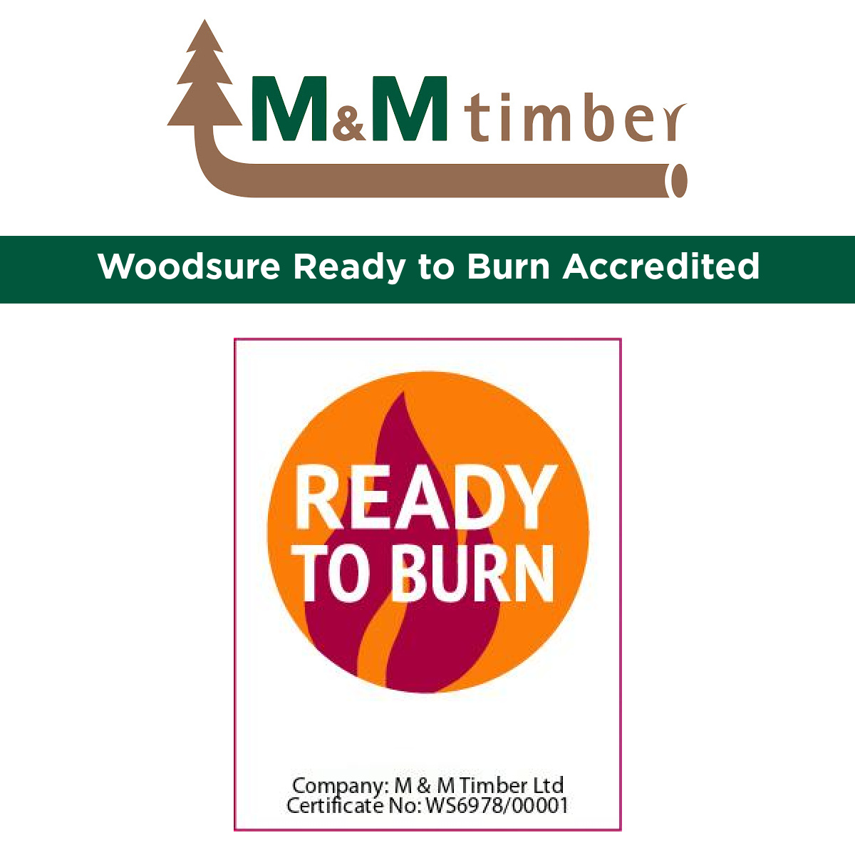 M&M - M&M Timber are Woodsure Ready to Burn accredited. Woodsure is the ...