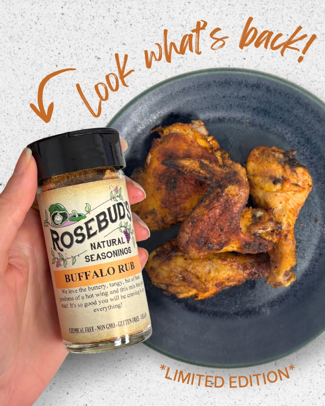 Rosebud's - 🔥 LOOK WHAT’S BACK! 🔥 Our Buffalo Rub has officially ...